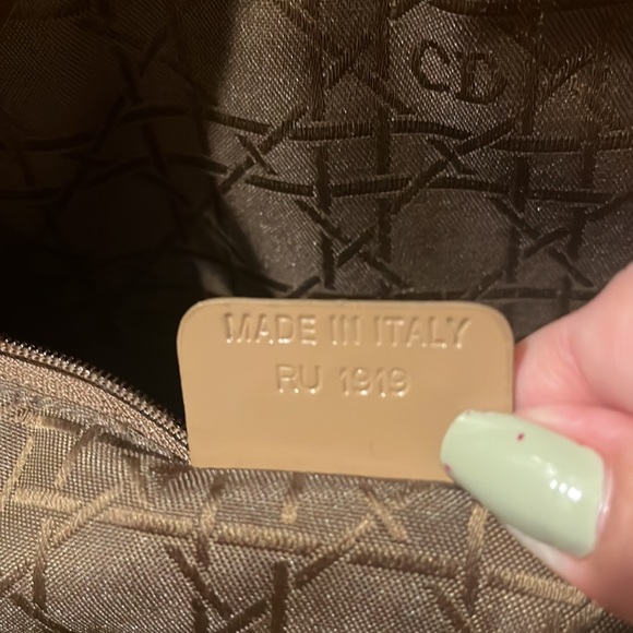 Christian Dior Quilted Denim Cannage Lady 2 way Tote - Picture 6 of 14